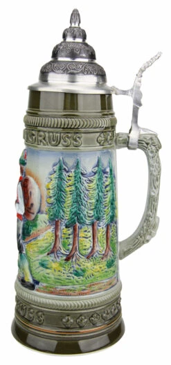Hiker Beer Stein | 1 Liter -Luxury Cup Store Hiker Beer Stein 1 Liter K3016SG RS SM 29669.1527121172