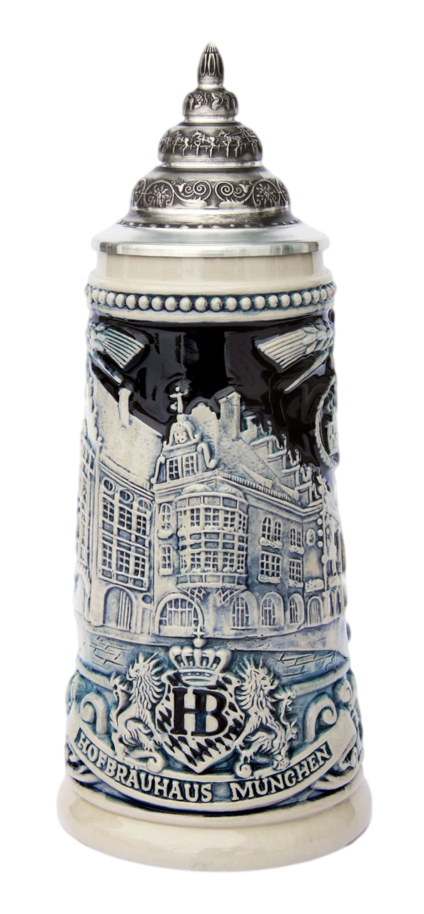 Hofbrauhaus Munich Brewery Beer Stein Cobalt 2 Hofbrauhaus Munich Brewery Beer Stein Cobalt - Image 2