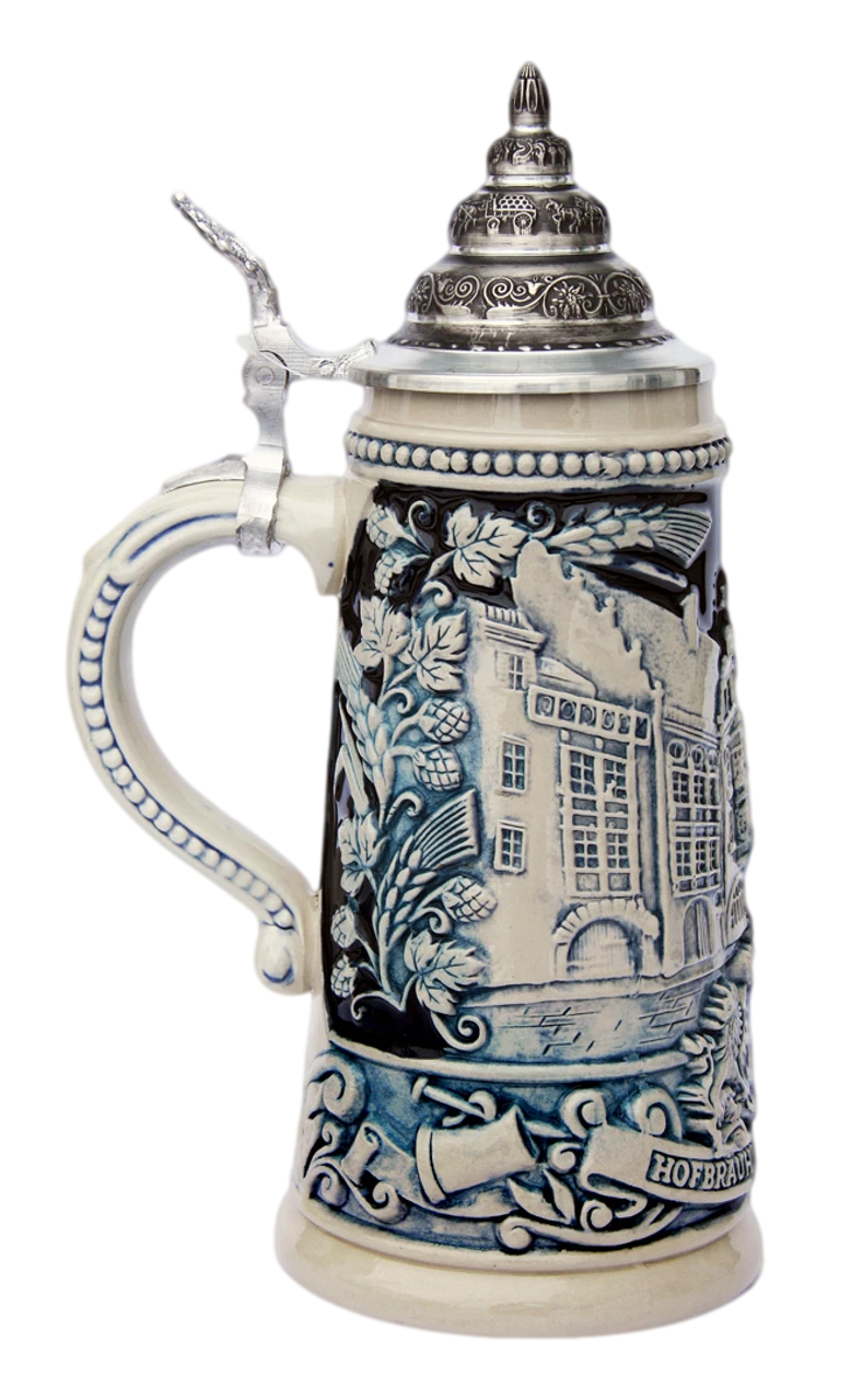 Hofbrauhaus Munich Brewery Beer Stein Cobalt 3 Hofbrauhaus Munich Brewery Beer Stein Cobalt - Image 3