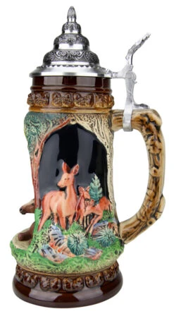 Horse Wildlife Grotto Beer Stein -Luxury Cup Store Horse Wildlife Grotto Beer Stein K335BP RS SM 91782.1547174885