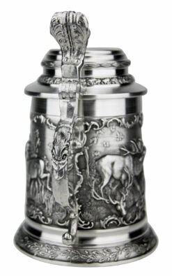 Hunter Pewter Beer Stein -Luxury Cup Store Hunter Pewter Beer Stein AS12351 Back SM 95843.1511128212