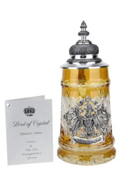 Lord Of Crystal Deutschland Beer Stein Amber -Luxury Cup Store IMG 4640 94336.1490132713