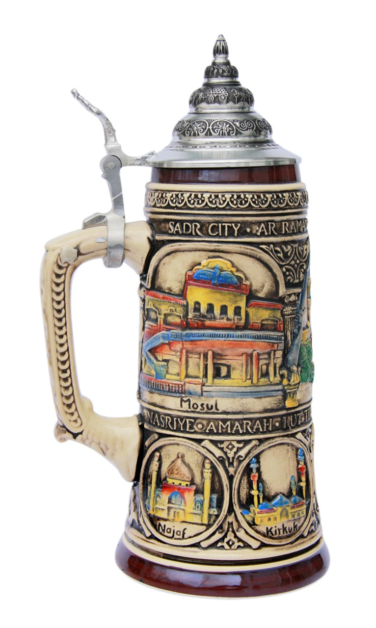 Iraqi Freedom Commemorative Beer Stein 2 Iraqi Freedom Commemorative Beer Stein - Image 2