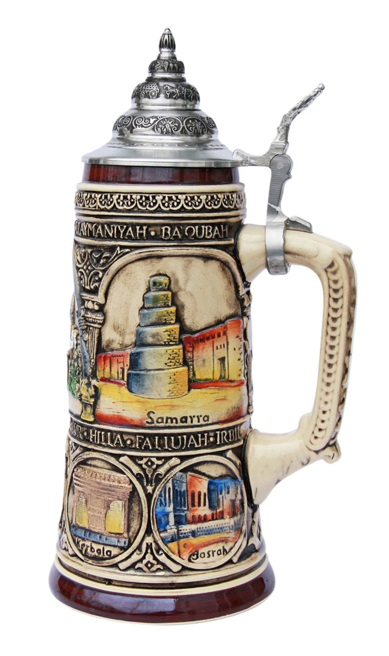 Iraqi Freedom Commemorative Beer Stein 3 Iraqi Freedom Commemorative Beer Stein - Image 3