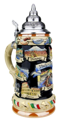 Italy Panorama Beer Stein -Luxury Cup Store Italy Panorama Beer Stein K309I LA SM 07313.1511751875