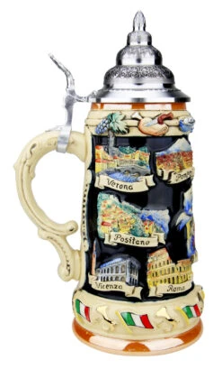 Italy Panorama Beer Stein -Luxury Cup Store Italy Panorama Beer Stein K309I LS SM 70633.1511751876