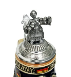 Deutschland Legacy Beer Stein | Beer Maiden Lid And Pewter Base 7 Deutschland Legacy Beer Stein | Beer Maiden Lid And Pewter Base -Luxury Cup Store K1010BZF Detail SM 69801.1417106357