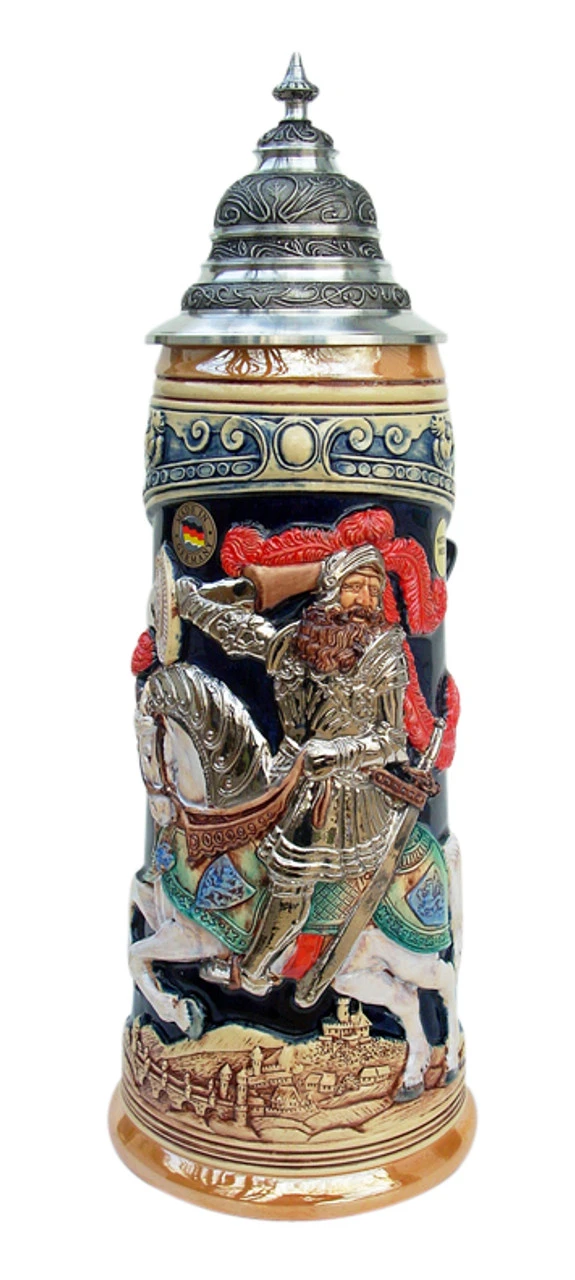 King Limitaet 2011 | King Barbarossa Handpainted Beer Stein 1 King Limitaet 2011 | King Barbarossa Handpainted Beer Stein