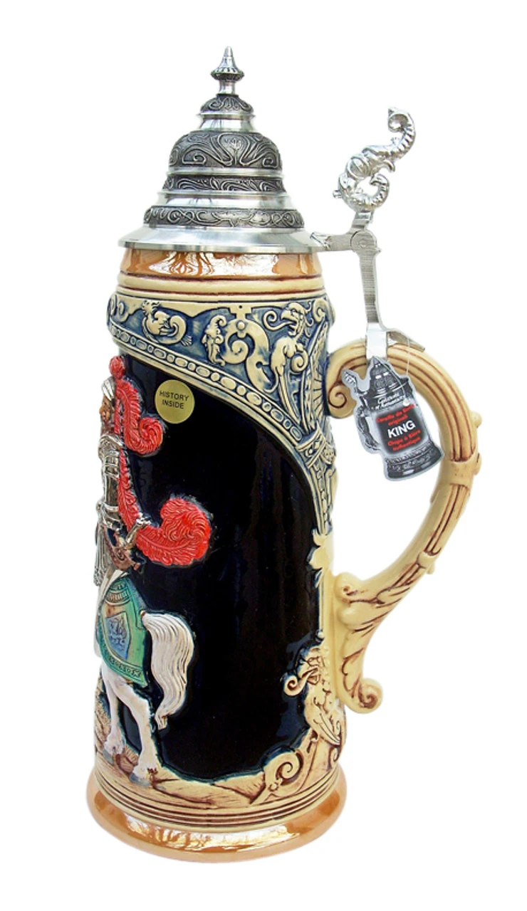 King Limitaet 2011 | King Barbarossa Handpainted Beer Stein 2 King Limitaet 2011 | King Barbarossa Handpainted Beer Stein - Image 2