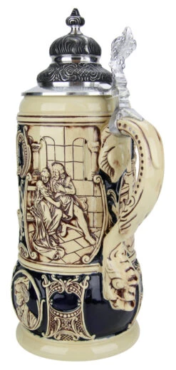 King Limitaet 2001 | Lohengrin Antique Style Beer Stein -Luxury Cup Store King Limitaet 2001 Lohengrin Antique Style Beer Stein K2031E BA SM 31225.1479252398