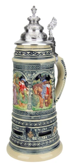King Limitaet 2005 | Lovers Tryst Handpainted Beer Stein -Luxury Cup Store King Limitaet 2005 Lovers Tryst Antique Style Beer Stein K2035B RA SM 47116.1479253437