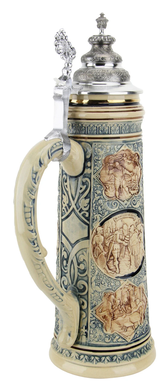 King Limitaet 2008 | Old Testament Antique Style Beer Stein - Image 4