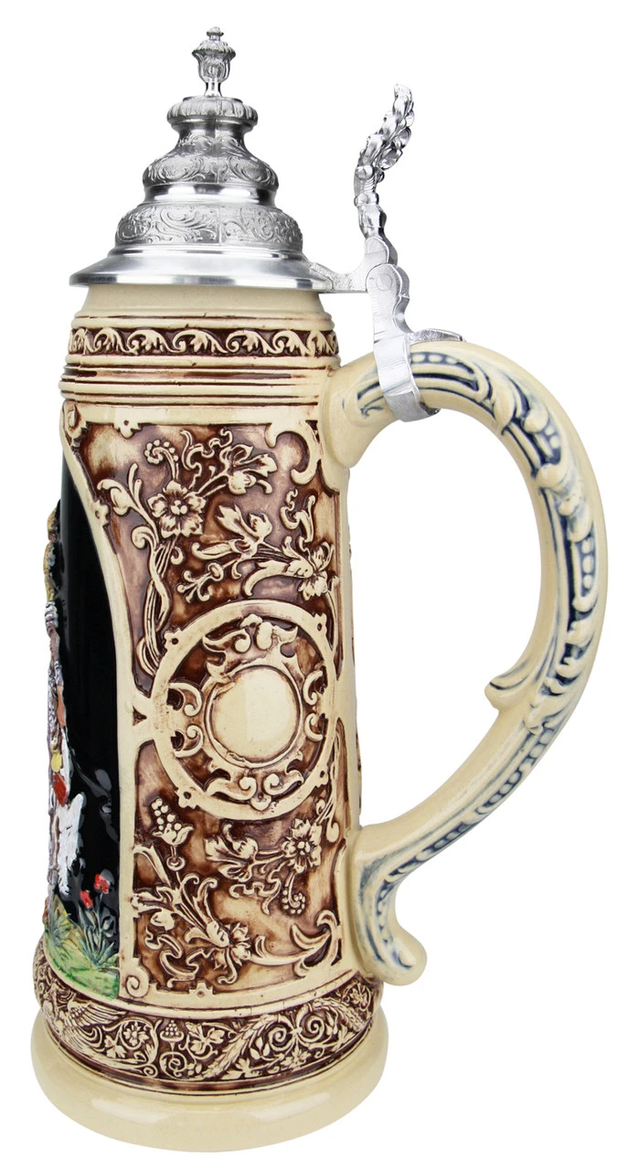 King Limitaet 2019 | Falcon Hunt Handpainted Beer Stein - Image 3