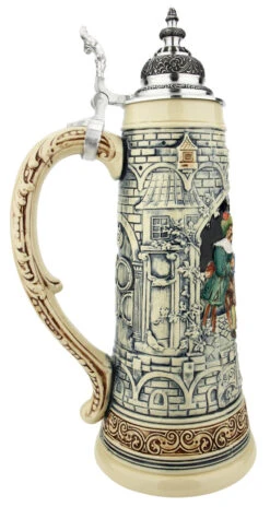 King Limitaet 2022 | Noblemen Celebration Handpainted Beer Stein -Luxury Cup Store King Limitaet 2022 Noblemen Celebration Handpainted Beer Stein K2052B LS SM 78726.1650407655