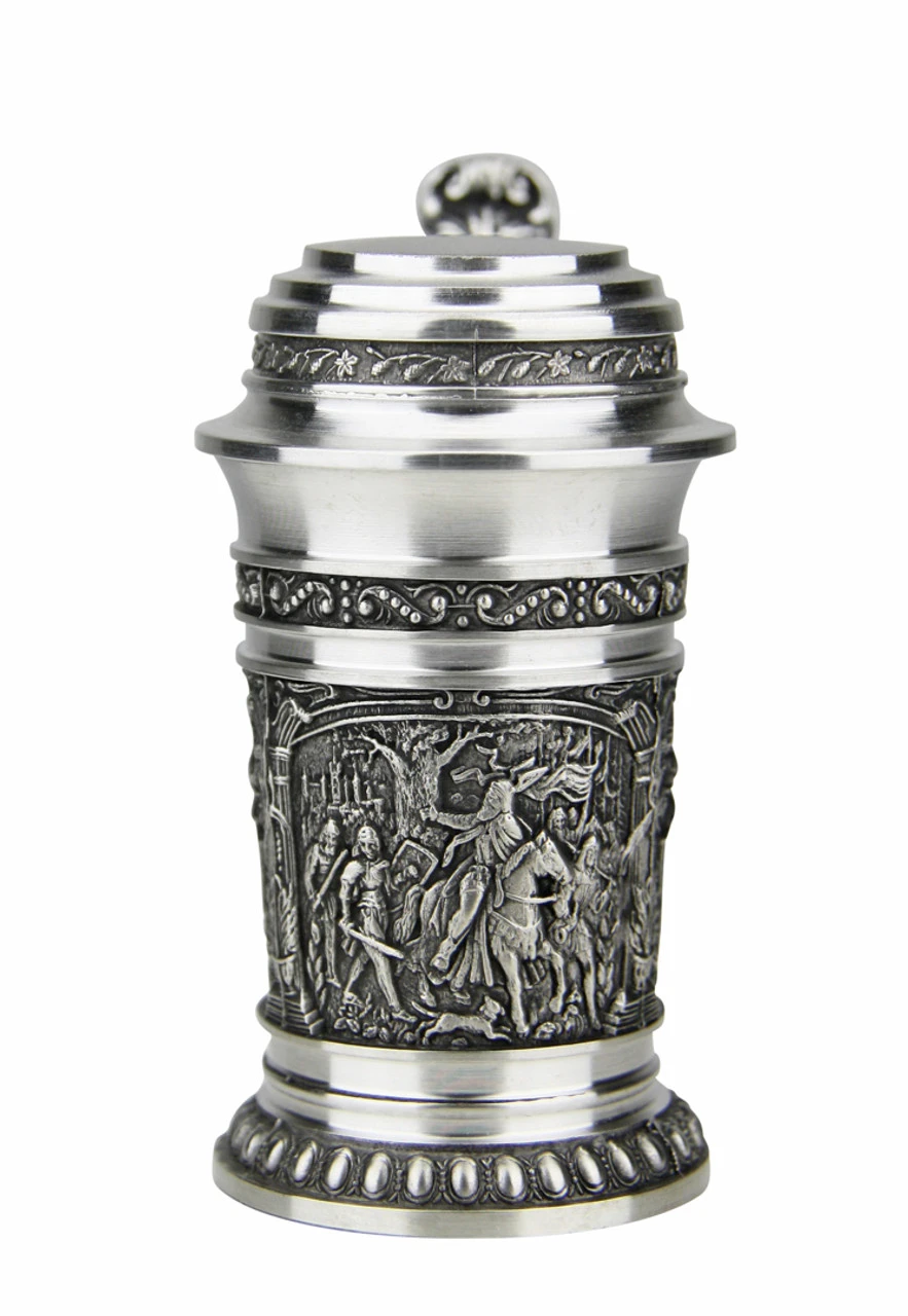 Knights Schnapps Pewter Mini Stein | 1.5oz 3 Knights Schnapps Pewter Mini Stein | 1.5oz - Image 3