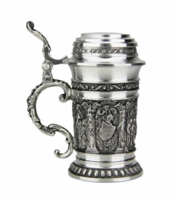 Knights Schnapps Pewter Mini Stein | 1.5oz 8 Knights Schnapps Pewter Mini Stein | 1.5oz -Luxury Cup Store Knights Mini Pewter Schnapps Stein 1.5oz DN8552Z LS SM 19575.1553550003