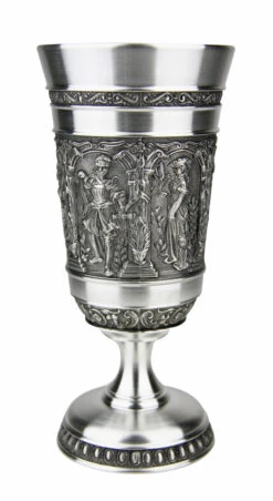 Knights Pewter Wine Goblet -Luxury Cup Store Knights Pewter Wine Cup DN8550Z S4 SM 46410.1541612953