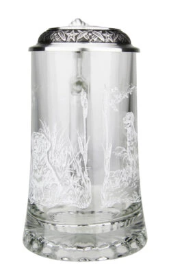 Labrador Glass Beer Stein -Luxury Cup Store Labrador Glass Beer Stein MC5910 FNT SM 78065.1674847625