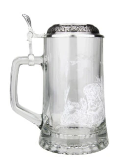 Labrador Glass Beer Stein -Luxury Cup Store Labrador Glass Beer Stein MC5910 LS SM 30075.1550681699