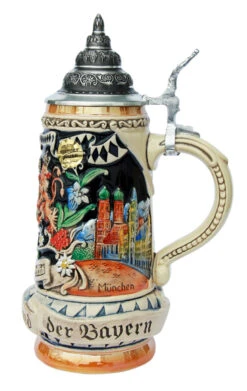 Land Of Bavaria Beer Stein -Luxury Cup Store Land of Bavaria Beer Stein K393B RS SM 23988.1401397569