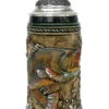 Large Mouth Bass Beer Stein Rustic