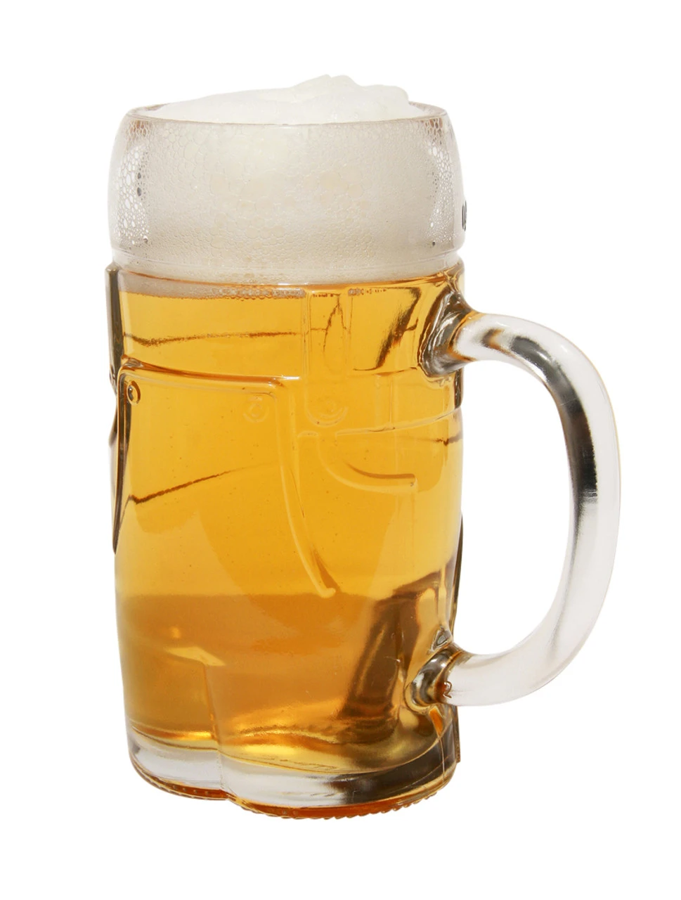 Lederhosen Glass Beer Mug 0.5 Liter 2 Lederhosen Glass Beer Mug 0.5 Liter - Image 2