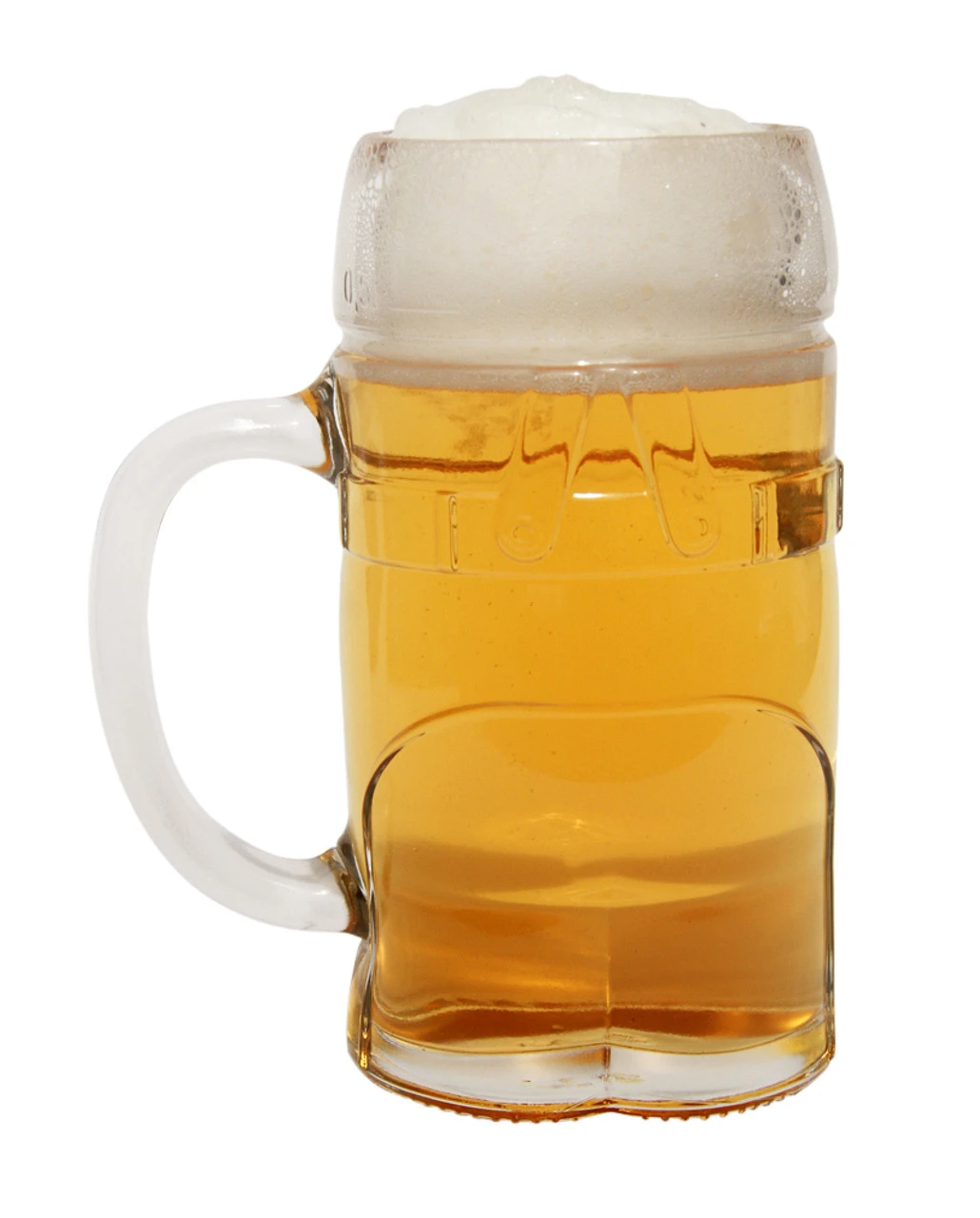 Lederhosen Glass Beer Mug 0.5 Liter 4 Lederhosen Glass Beer Mug 0.5 Liter - Image 4