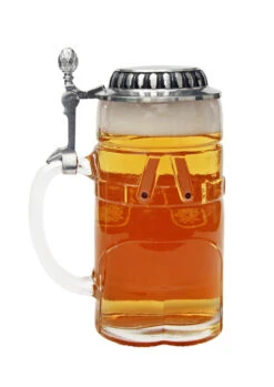 Lederhosen Glass Beer Stein 0.5 Liter -Luxury Cup Store Lederhosen Glass Beer Stein 0.5 Liter K2000030 wB Back SM 72100.1447173695