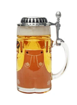 Luxury Cup Store -Luxury Cup Store Lederhosen Glass Beer Stein 0.5 Liter K2000030 wB FNT SM 24903.1447173686