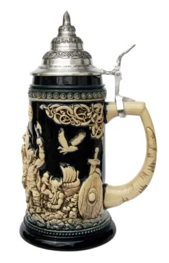 Leif Erikssen Viking Beer Stein Cobalt -Luxury Cup Store Leif Erikssen Viking Beer Stein Cobalt K1011BLE RS SM 58710.1417531238