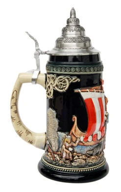 Leif Erikssen Viking Beer Stein -Luxury Cup Store Leif Erikssen Viking Beer Stein K1011BL LS SM 12803.1417531258