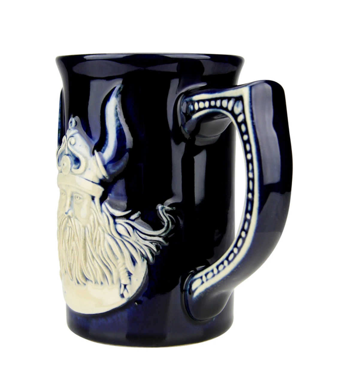 Leif Eriksson Viking Coffee Cup Cobalt 2 Leif Eriksson Viking Coffee Cup Cobalt - Image 2