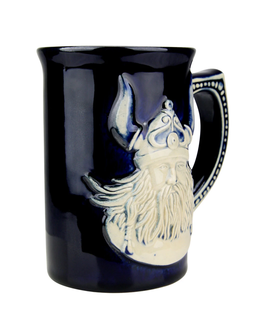 Leif Eriksson Viking Coffee Cup Cobalt 4 Leif Eriksson Viking Coffee Cup Cobalt - Image 4