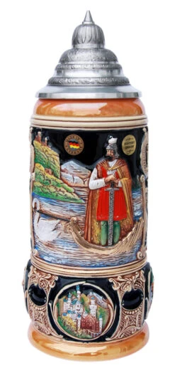 King Limitaet 2001 | Lohengrin Handpainted Beer Stein