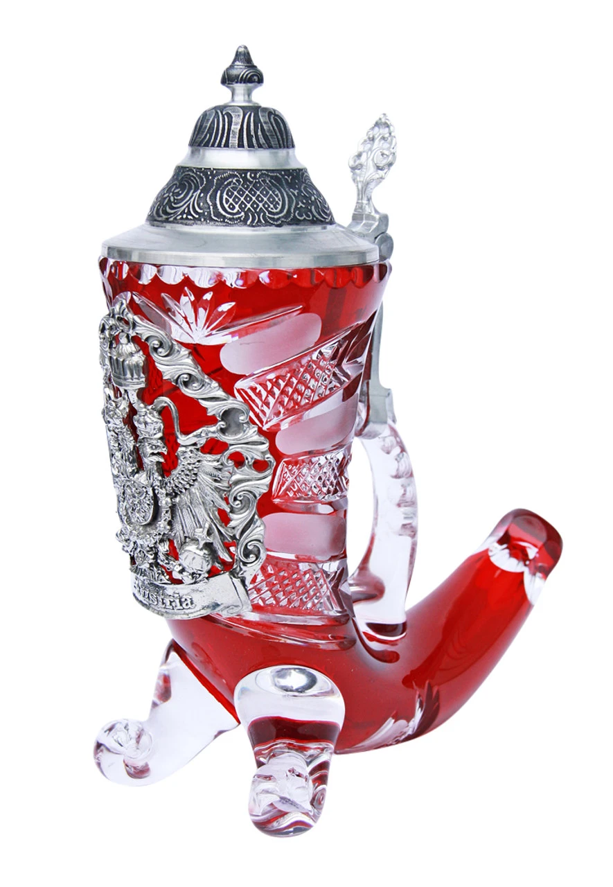 Lord Of Crystal Austria Horn Beer Stein - Image 4