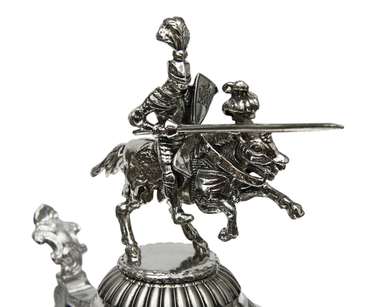 Lord Of Crystal German Knight Beer Stein Red - Image 6