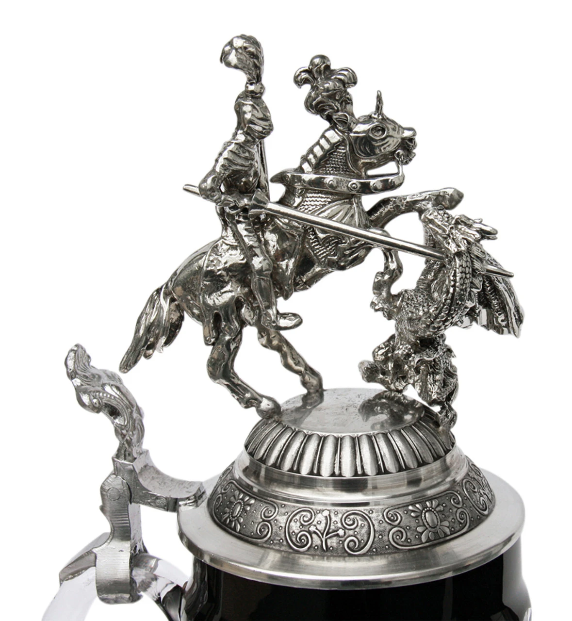 Lord Of Crystal St. George The Dragon Slayer German Beer Stein - Image 2
