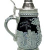 Loreley St. Goar Rhein River Beer Stein Cobalt Blue