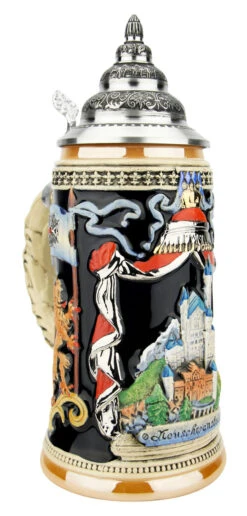 Majestic Neuschwanstein Castle German Beer Stein -Luxury Cup Store Majestic Neuschwanstein Castle German Beer Stein K306NSS LA SM 94888.1650923722