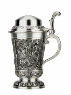 Marksman Hunter Schnapps Pewter Mini Stein | 1 Oz -Luxury Cup Store Marksman Hunter Schnapps Pewter Mini Stein AS12510 RS SM 55534.1650910104