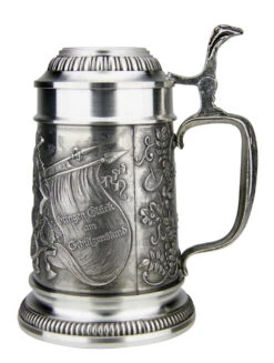 Marksman Pewter Beer Stein -Luxury Cup Store Marksman Pewter Beer Stein DN8665Z RS Sm 91725.1511080322