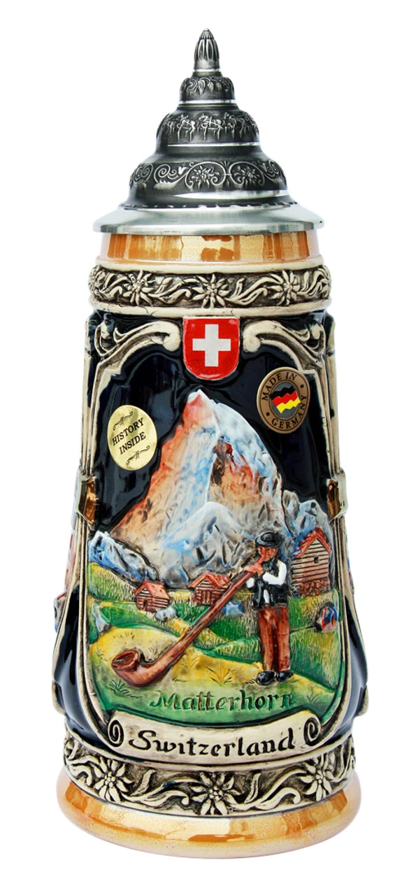 Matterhorn Switzerland Beer Stein 1 Matterhorn Switzerland Beer Stein