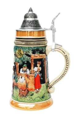 May Celebration Traditional Beer Stein -Luxury Cup Store May Dance Traditional Beer Stein KT0280BZ RS SM 32415.1401397822