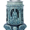 Medieval Holy Roman Emperor Beer Stein Cobalt