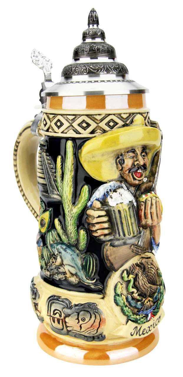Mexico Beer Stein 2 Mexico Beer Stein - Image 2