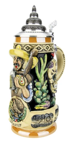 Mexico Beer Stein 9 Mexico Beer Stein -Luxury Cup Store Mexico Beer Stein K393MEX RA SM 52802.1586808177