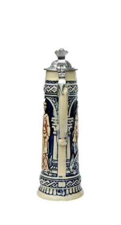 Falconer Mini German Schnapps Stein -Luxury Cup Store Mini Falconer Beer Stein 0.125 Liter K230E Back SM 44943.1401397991