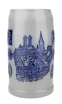 Luxury Cup Store -Luxury Cup Store Munich Breweries 1 Liter Salt Glaze Stoneware Beer Mug MS6BRAU1 FNT SM 37732.1503860315