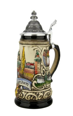 Munich Germany Beer Stein | 0.25 Liter -Luxury Cup Store Munich Germany Beer Stein 0.25 Liter ZB1760906 RA SM 72679.1667683379