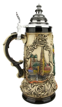 Munich Glockenspiel Beer Stein -Luxury Cup Store Munich Glockenspiel Beer Stein ZB1937906 LS SM 39399.1618881333